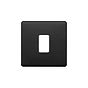 Soho Lighting Matt Black 1 Gang RM Rectangular Module Grid Switch Plate