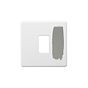 Soho Lighting Primed Paintable 1 Gang RM Rectangular Module Grid Plate