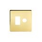 Soho Lighting Brushed Brass 2 Gang 1RM+1CM Dual Module Grid Switch Plate