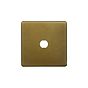 Soho Lighting Old Brass 1 Gang CM Circular Module Grid Switch Plate