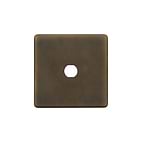 Soho Lighting Vintage Brass 1 Gang CM Circular Module Grid Switch Plate
