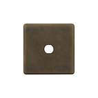 Soho Lighting Vintage Brass 1 Gang CM Circular Module Grid Switch Plate