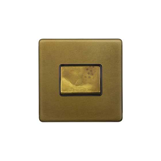 Soho Lighting Old Brass 3-Pole Extractor Fan Isolator Switch