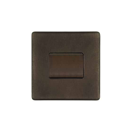 Soho Lighting Vintage Brass 3-Pole Extractor Fan Isolator Switch