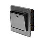 Soho Lighting Brushed Chrome 32A Key Card Switch With Black Insert