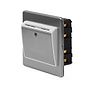 Soho Lighting Brushed Chrome 32A Key Card Switch With White Insert