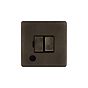 Soho Lighting Vintage Brass 13A Switched Fused Connection Unit (FCU) Flex Outlet