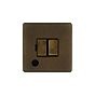 Soho Lighting Vintage Brass 13A Switched Fused Connection Unit (FCU) Flex Outlet