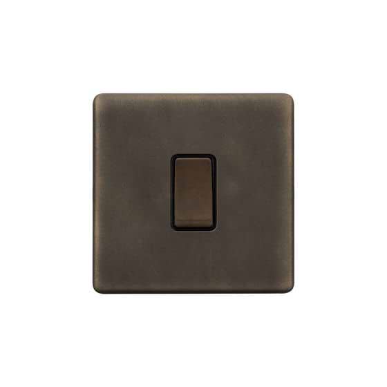 Soho Lighting Vintage Brass 1 Gang 20 Amp Switch