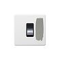 Paintable 45A Double Pole Switch Single Plate
