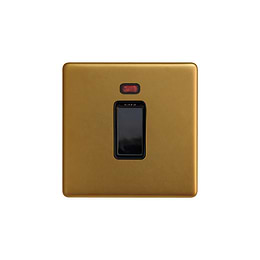 Old Brass Double Pole Switch
