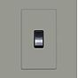 Soho Lighting Primed Paintable 45A 1 Gang Double Pole Switch Double Plate with Black Switch