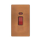 Antique Copper Double Pole Switch