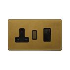Old Brass 45A Cooker Control Switch
