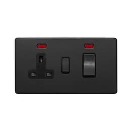 Matt Black Cooker Control Unit