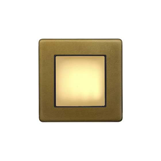 Soho Lighting Old Brass LED Stair Light - Warm White 