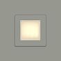 Soho Lighting Primed Paintable LED Stair Light - Warm White  with White Insert