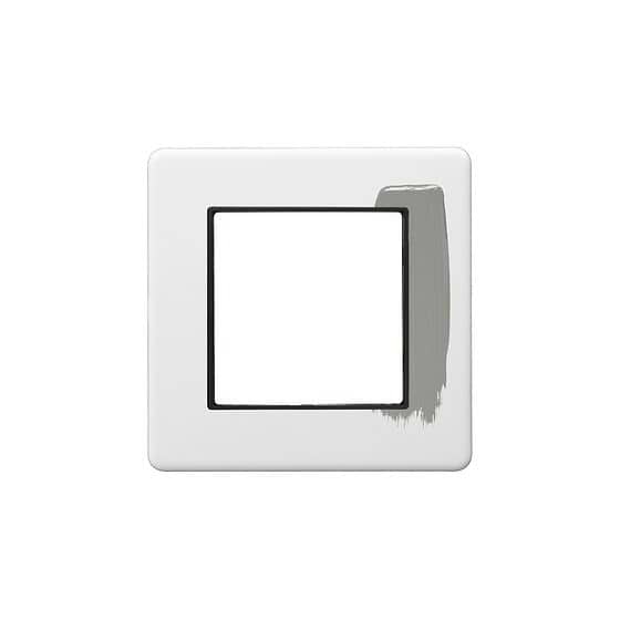 Soho Lighting Primed Paintable LED Stair Light - Cool White  with  Black Insert