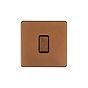 Soho Lighting Antique Copper 10A 1 Gang 2 Way Switch