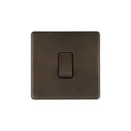 Vintage Brass 1 Gang Light Switch