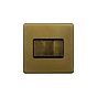 Soho Lighting Old Brass 10A 3 Gang 2 Way Switch