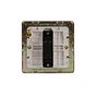 Soho Lighting Brushed Brass 1 Gang Intermediate Switch Wht Ins Screwless