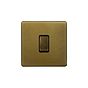 Soho Lighting Old Brass 10A 1 Gang Intermediate Switch