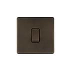 Soho Lighting Vintage Brass 10A 1 Gang Intermediate Switch
