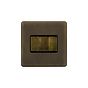 Soho Lighting Vintage Brass 10A 3 Gang Intermediate switch
