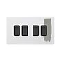 4 Gang Intermediate Paintable Switch