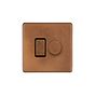 Antique Copper Dimmer Rocker Combo Switch

