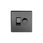 Black Nickel Dimmer Rocker Combination Switch