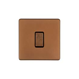 Soho Lighting Antique Copper 1 Gang Retractive Switch