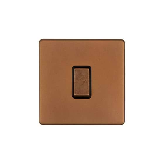 Soho Lighting Antique Copper 1 Gang Retractive Switch