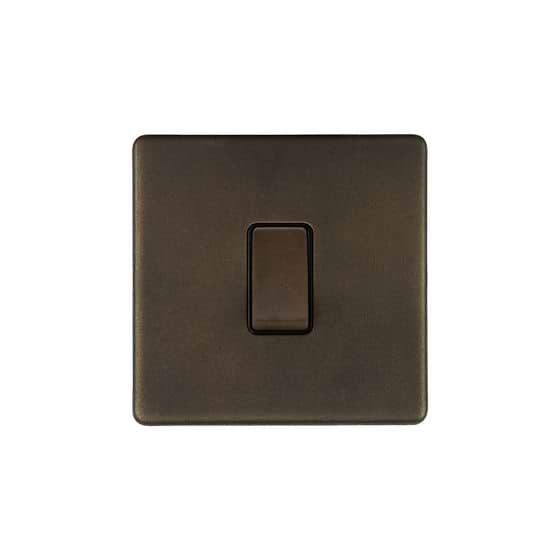 Soho Lighting Vintage Brass 1 Gang Retractive Switch