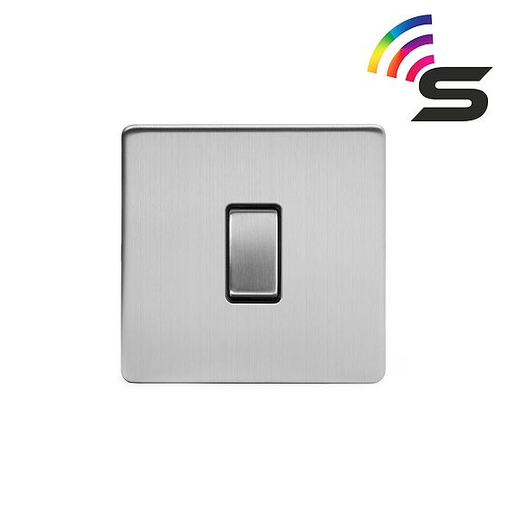 Brushed Chrome Smart Light Switch
