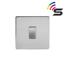 Brushed Chrome Smart Light Switch
