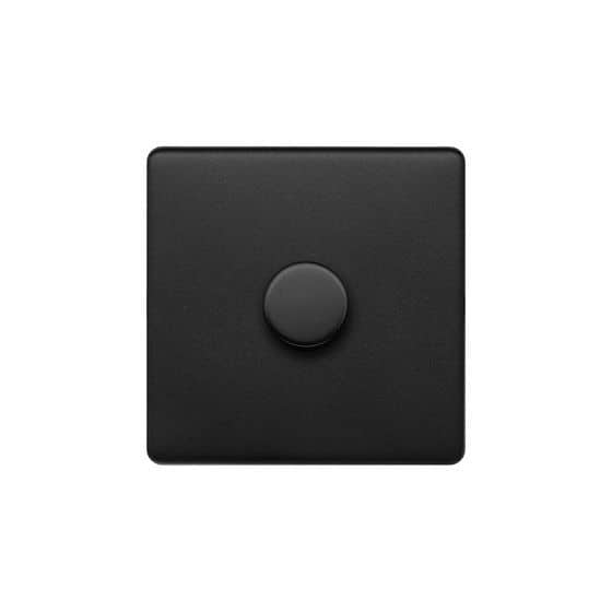 matt black Multi-Way Dimmer switch
