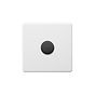 Soho Lighting Primed Paintable 1 Gang 2 -Way Intelligent Dimmer 150W LED (300w Halogen/Incandescent) with Matt Black Switch