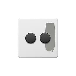 Double Paintable Dimmer Light Switch