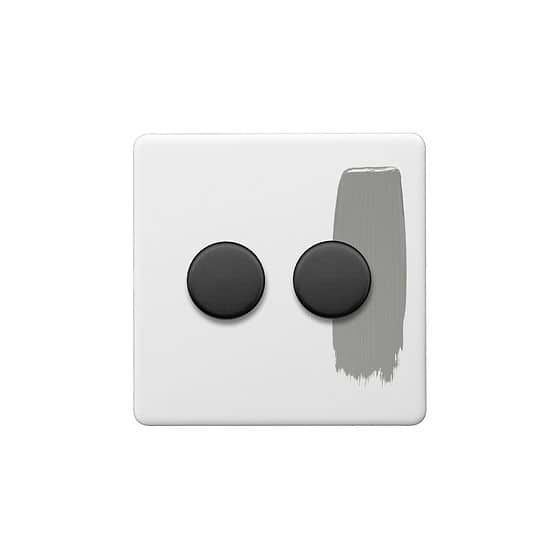 Double Paintable Dimmer Light Switch