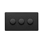 Brass 3 Gang Dimmer Switch

