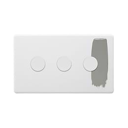 Paintable 3 Gang Dimmer Switch
