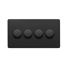 Brass 4 Gang Dimmer Switch
