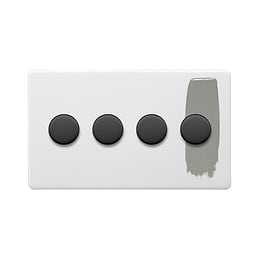 4 Gang Paintable Dimmer Switch