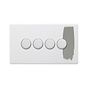 Paintable 4 Gang Dimmer Switch
