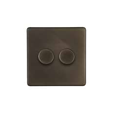 Vintage Brass Multi-Way Dimmer switch
