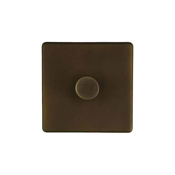 Soho Lighting Vintage Brass 1 Gang 1000W DC1-10V Dimmer Switch