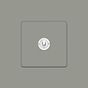 Soho Lighting Primed Paintable 1 Gang Toggle Light Switch 2 Way with White Switch