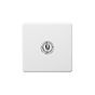 Soho Lighting Primed Paintable 1 Gang Toggle Light Switch 2 Way with Brushed Chrome Switch